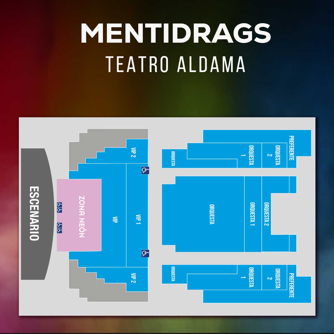 Mentidrags el musical Teatro Aldama Mapa