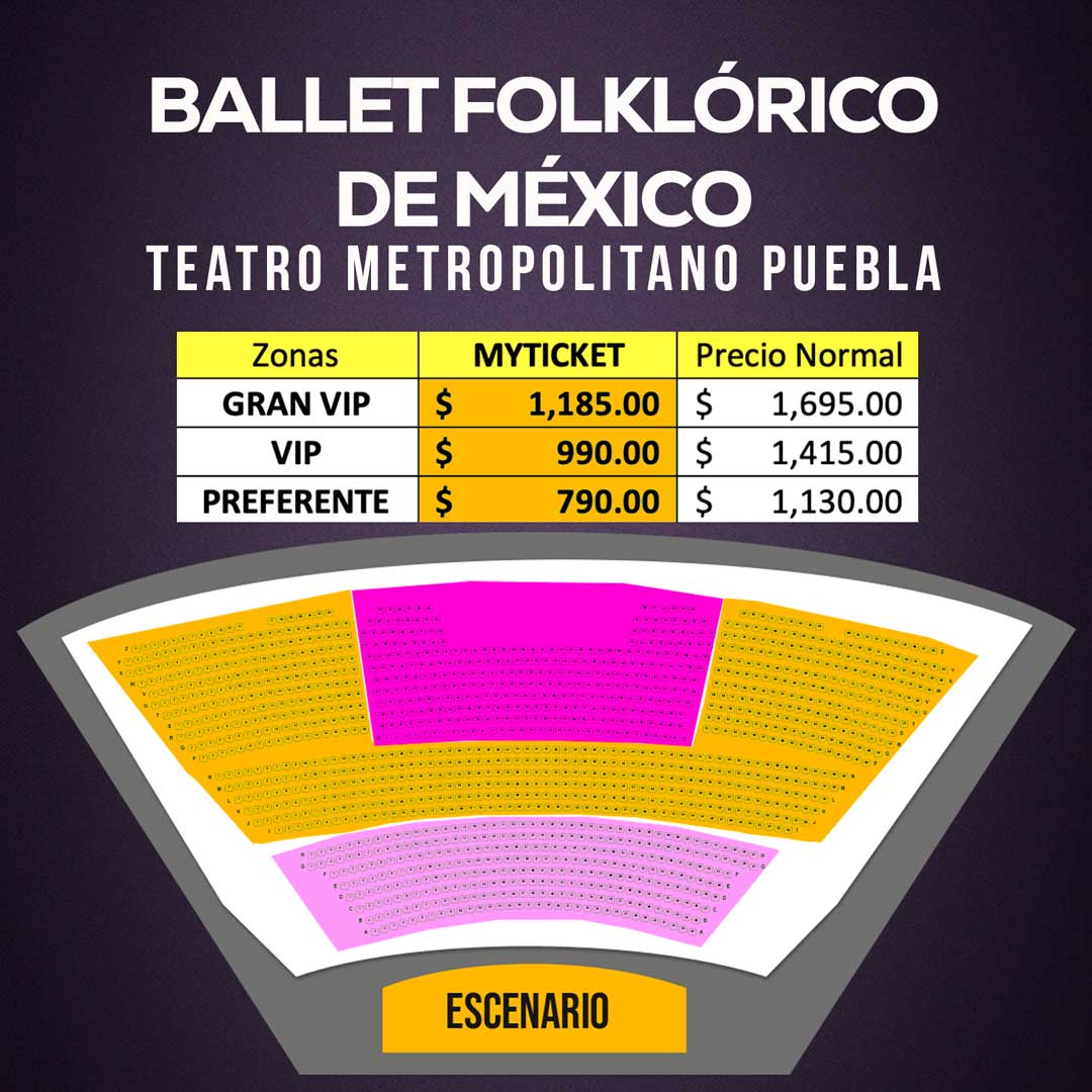 Ballet Folklórico de México en Puebla