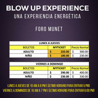 Blow_UP experience una expreiencia energetica_foro Munet. Boletos_Descuentos_Horarios_ Myticketmx