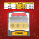 La Fábrica de santa obra de teatro Mapa, Precios Myticketmx