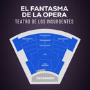 EL FANTASMA DE LA OPERA. Obra de Teatro, Musical, Teatro de los Insurgentes, Mapa, Precios, Descuentos, Mytiketmx