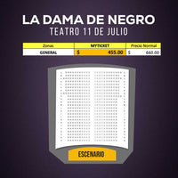 La dama de negro. Obra de teatro de terror, teatro 11 de julio, boletos, descuentos.lugares, mapa, precios. Myticketmx
