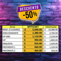 Lagunilla mi barrio precios 50% de descuento  Myticketmx