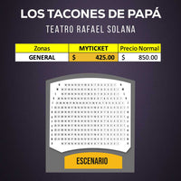 los tacones de papá musical teatro precios mapa