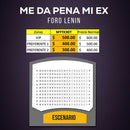 ME DA PENA MI EX ORA DE TEATRO FORO LENIN, MAPA PRECIOS