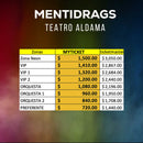Mentidrags el musical Teatro Aldama precios