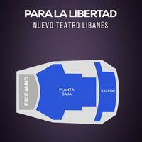 para la libertad obra de teatro,mapa precios descuentos