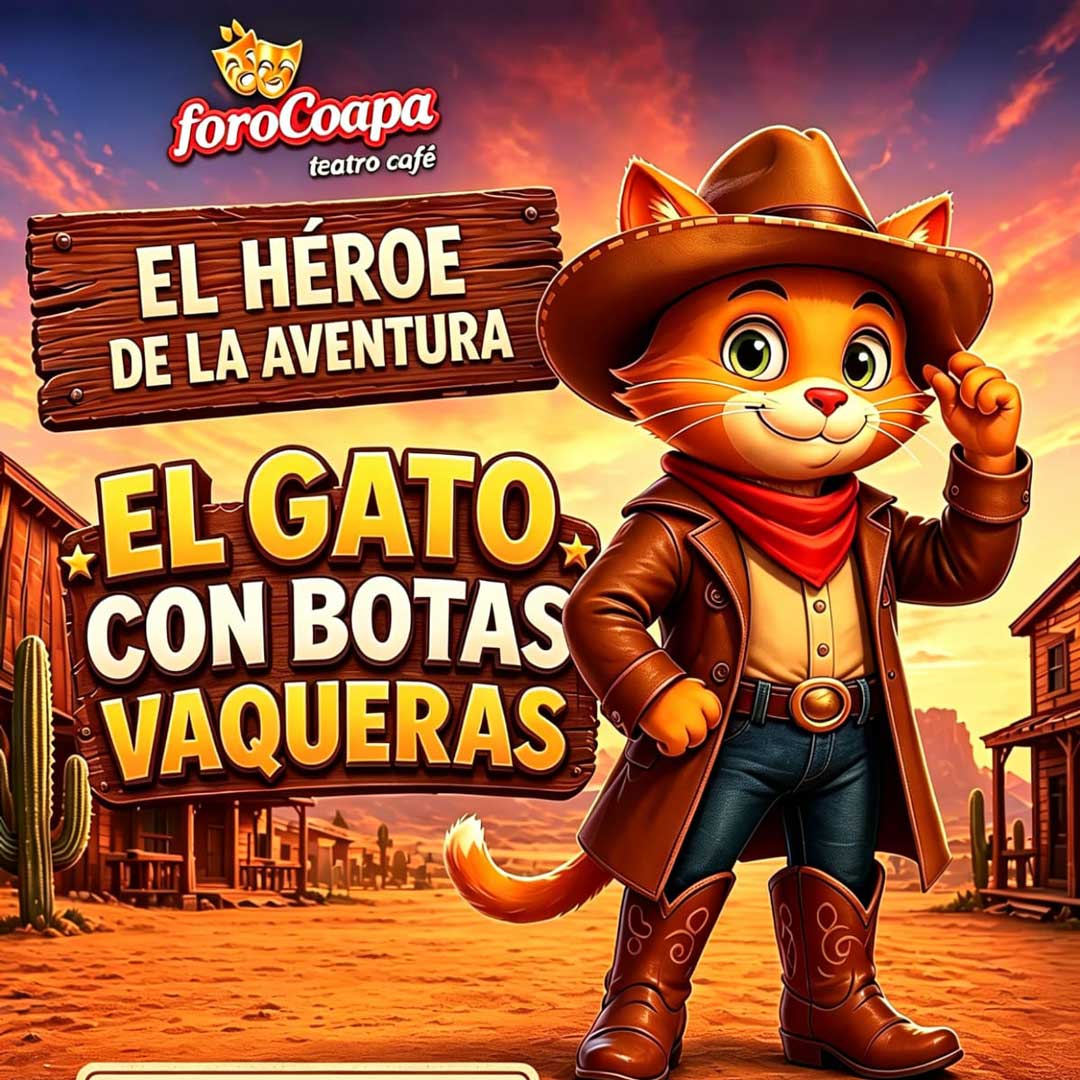 El Gato con Botas Vaqueras