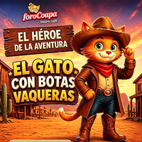 el gato con botas vaqueras. Obra de teatro infantil. Foro Coapa. Descuentos, boletos, lugares, fechas. Myticketmx