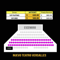 el pelón en tiempos de cólera Mapa, Precios Myticketmx