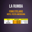 La Rumba, boletos La Rumba, La Rumba musical, Foro Stelaris, Fiesta Americana Reforma, musicales en CDMX, teatro en Ciudad de México, cabaret mexicano, Lorena de la Garza, Mariazel, boletos descuentos-lugares-Myticketmx