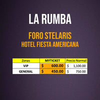La Rumba, boletos La Rumba, La Rumba musical, Foro Stelaris, Fiesta Americana Reforma, musicales en CDMX, teatro en Ciudad de México, cabaret mexicano, Lorena de la Garza, Mariazel, boletos descuentos-lugares-Myticketmx