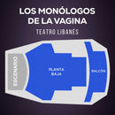Monólogos de la Vagina Obra de Teatro, Mapa boletos en Myticketmx
