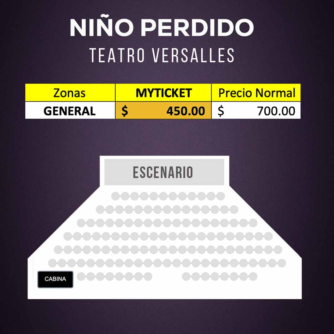 nino-perdido-obra-de-teatro-versalles_mapa-precios-DESCUENTOS-Myticketmx