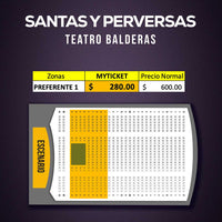 Santas y Perversas, obra de teatro de comedia, teatro Balderas-Descuentos-Precios-Mapa-butacas-lugares- Myticketmx