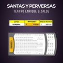 Santas y Perversas, obra de teatro de comedia, teatro Enrique Lizalde, Mapa, precios, descuentos.Myticketmx