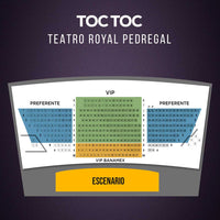 Toc Toc obra de teatro boletos en Myticketmx, Mapa Teatro Royal Pedregal