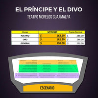 Tributo a dos grandes : el Príncipe y el Divo. Teatro Morelos Cuajimalpa. Boletos, Mapa, Descuentos. Myticketmx