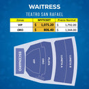Waitress el musical de Broadway teatro san rafael precios